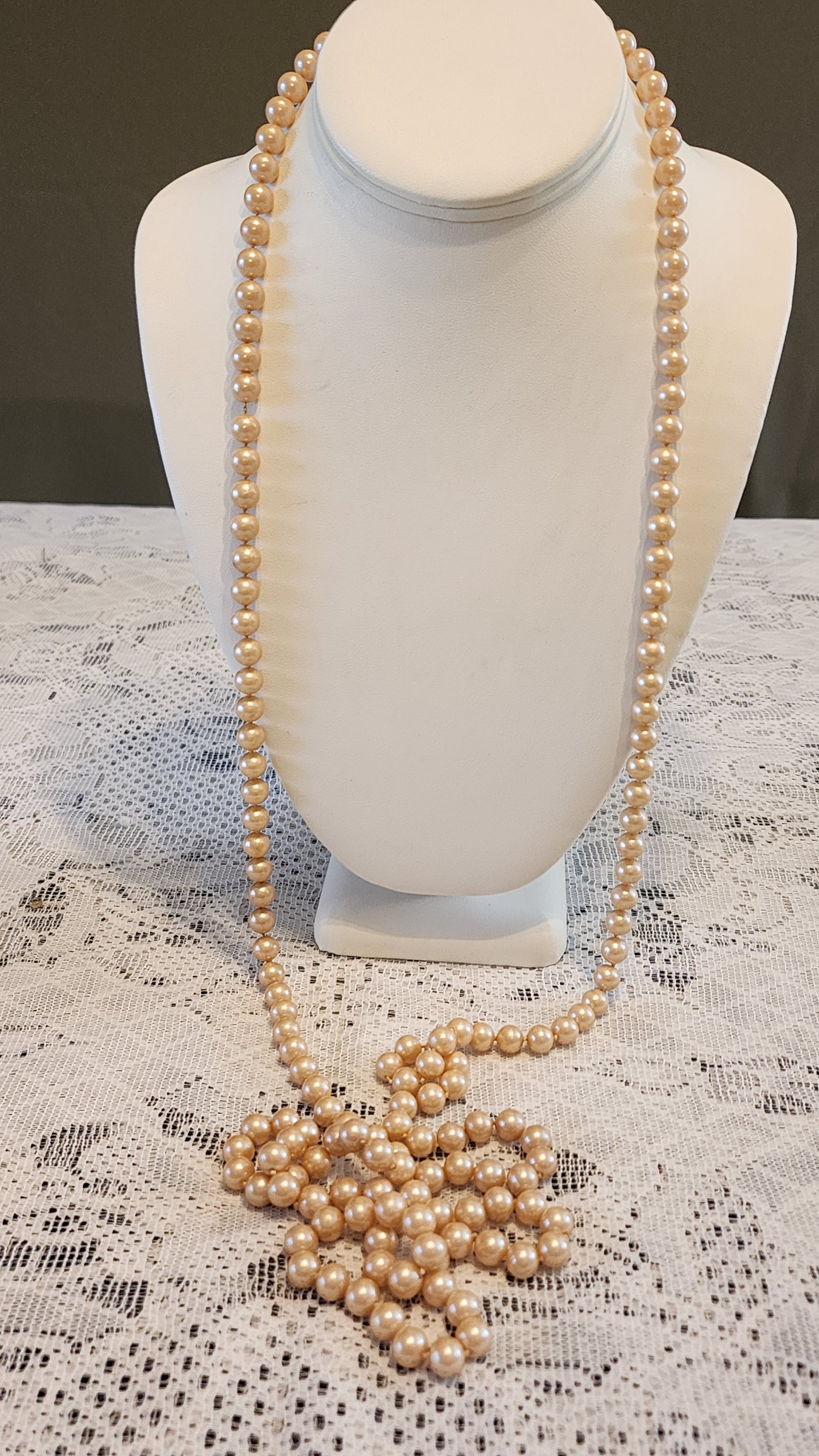 925 clasp pearl necklace