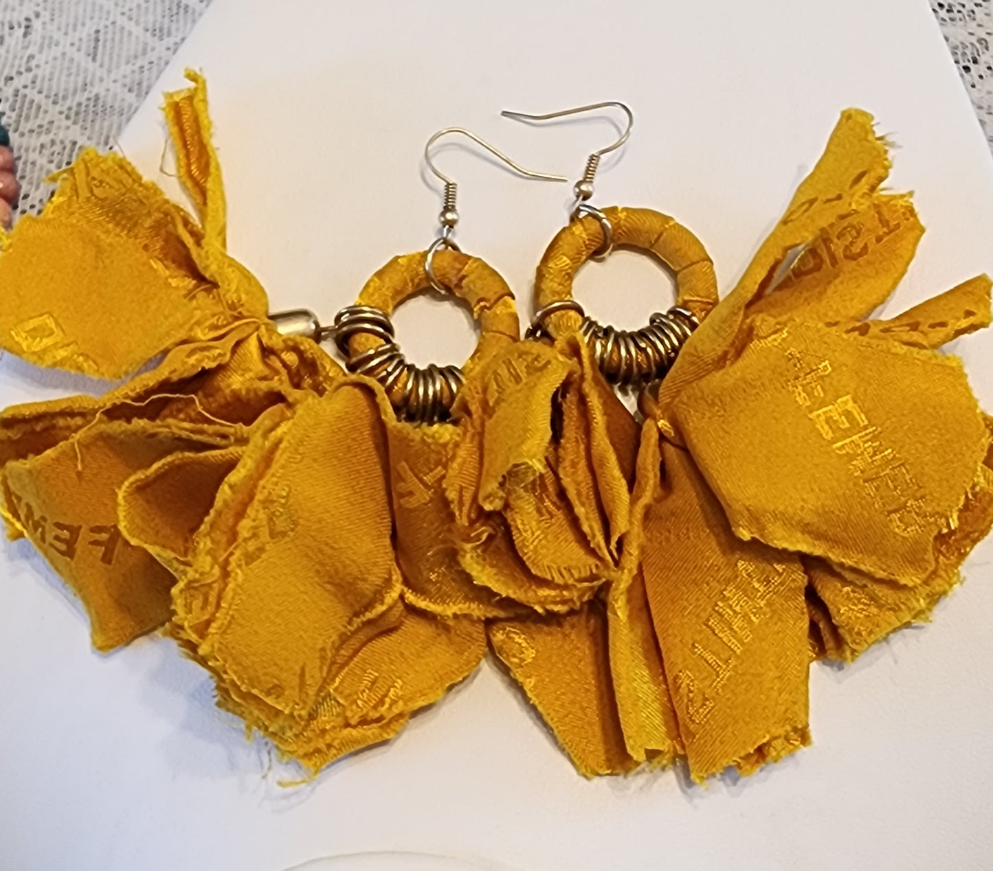 Cloth fabric  Earrings