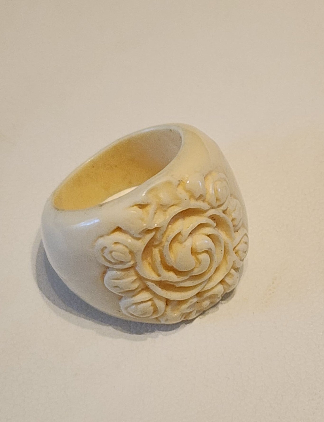 acrylic flower  ring