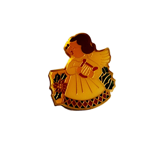 singing angel Lapel pin