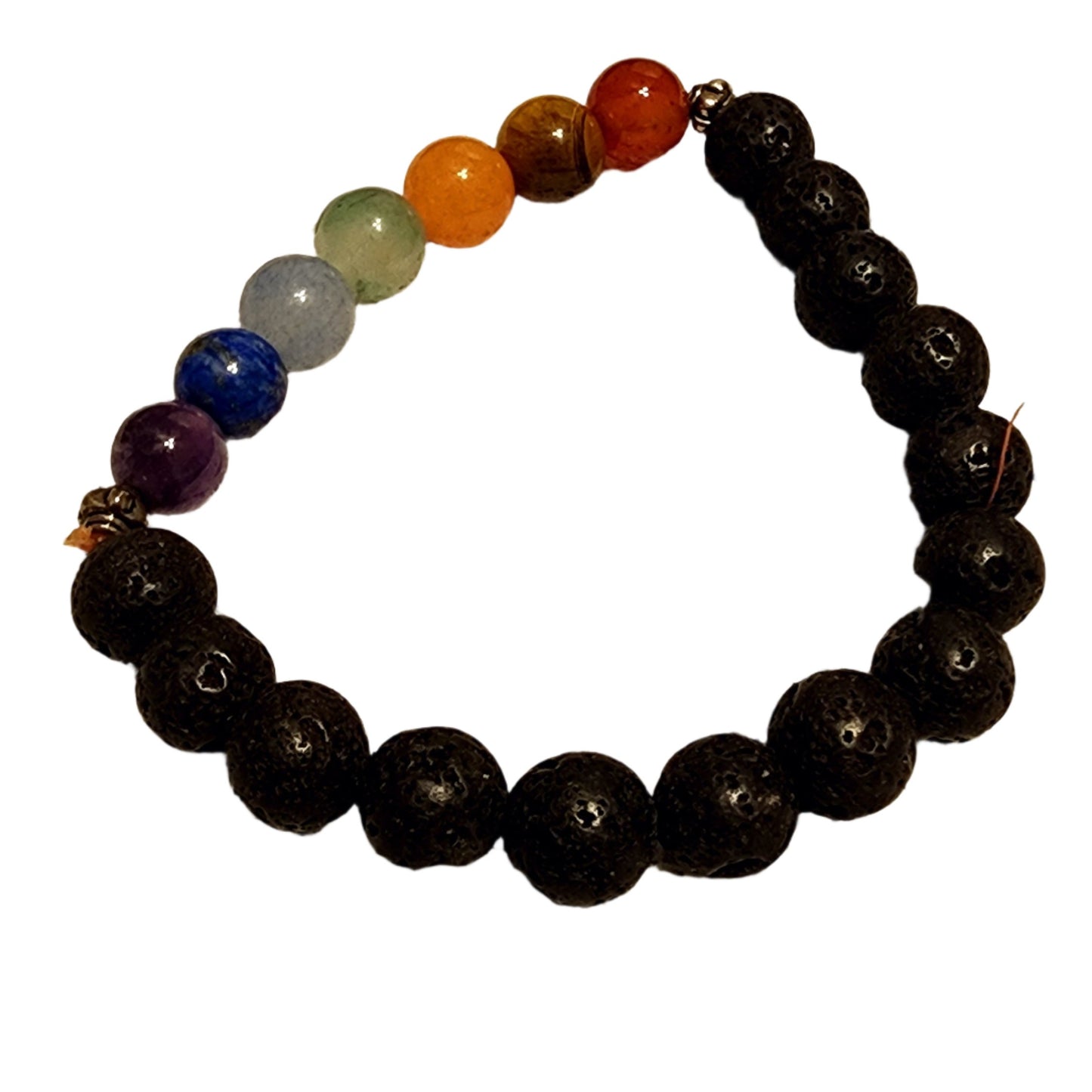 Lava stone stretch bracelet