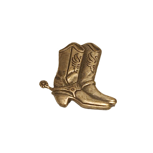 Cow boy Boot button