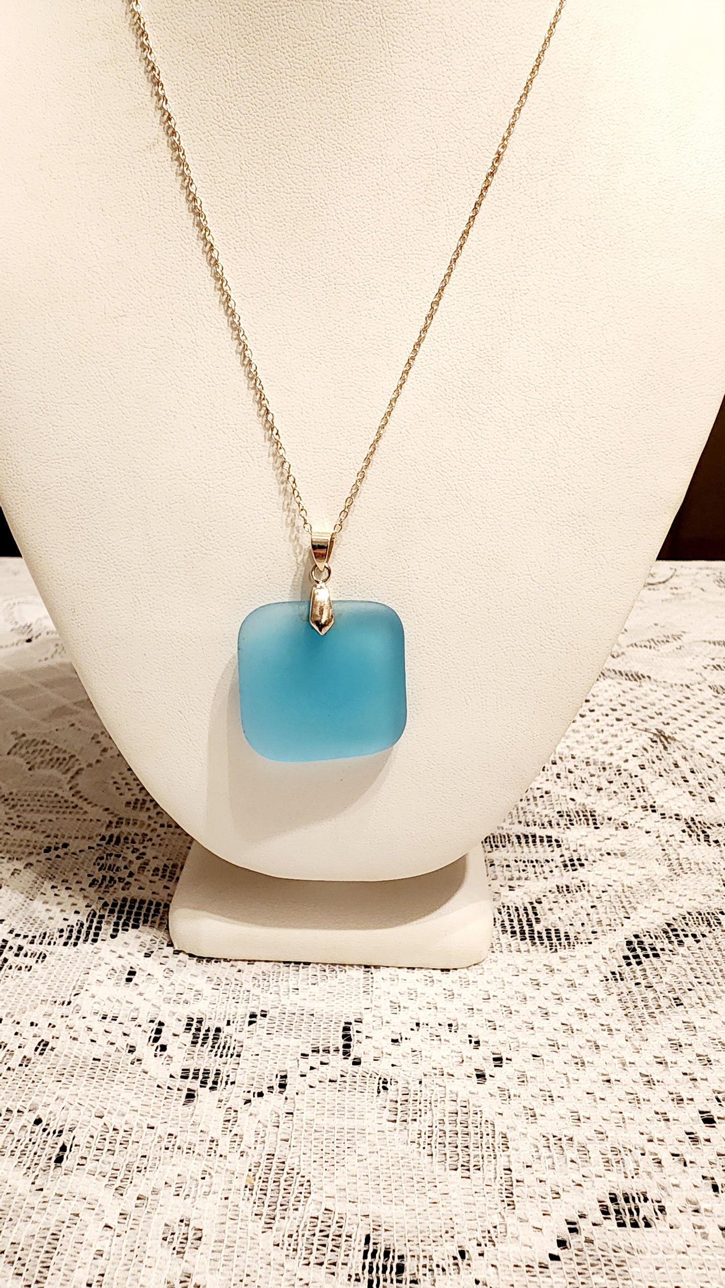 Blue Glass necklace