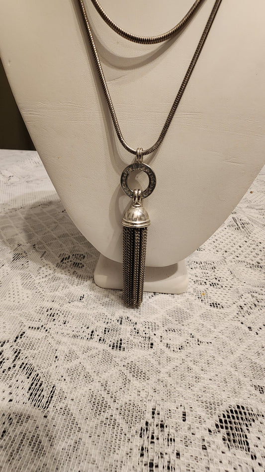 Liz Claiborne Tassel necklace