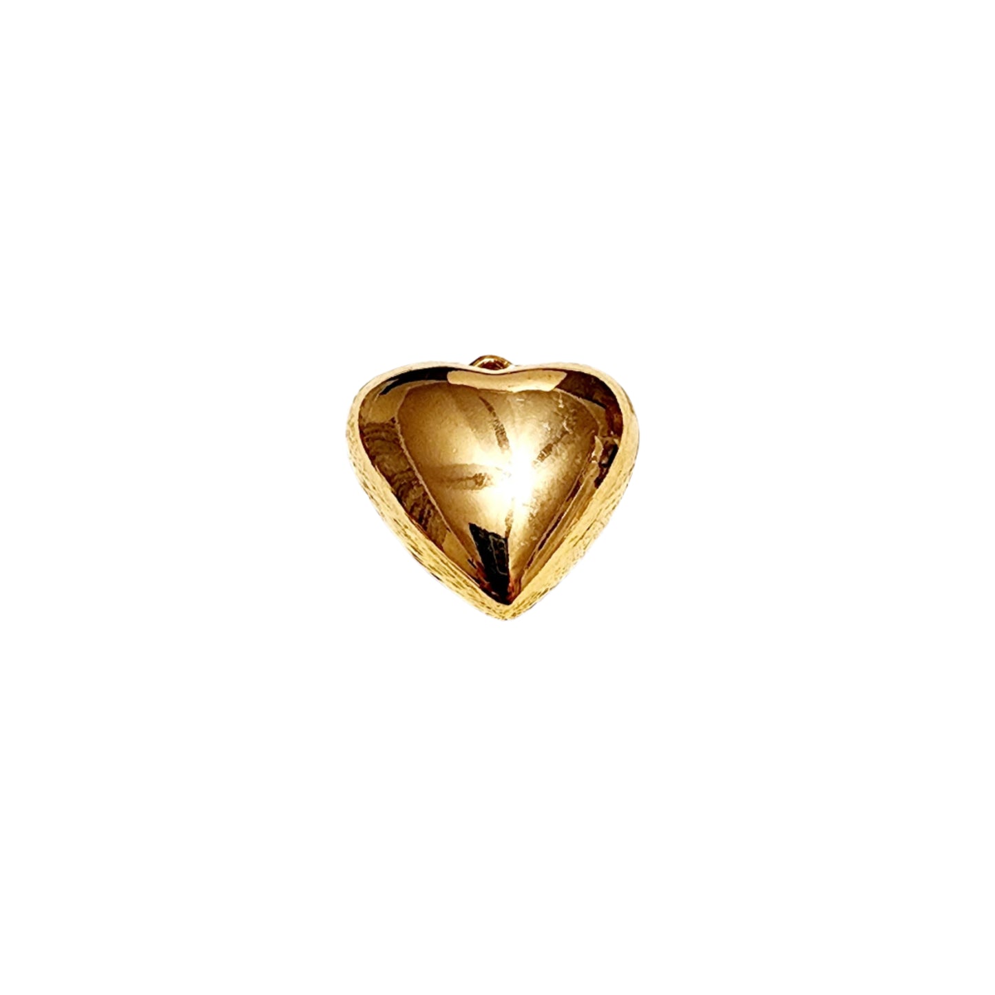 Small Gold tone heart pendant